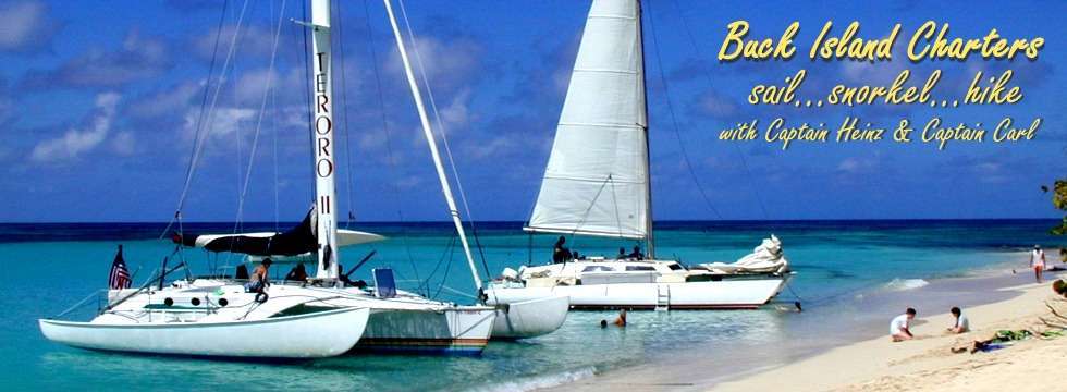 Buck Island Charters with Heinz and Carl