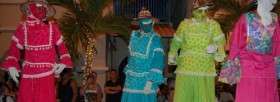 Mocko Jumbies performing at Jump Up