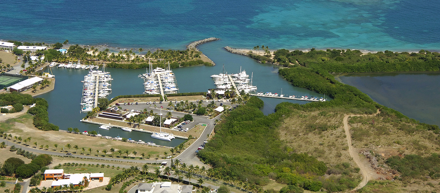 ad green cay marina aerial looking north