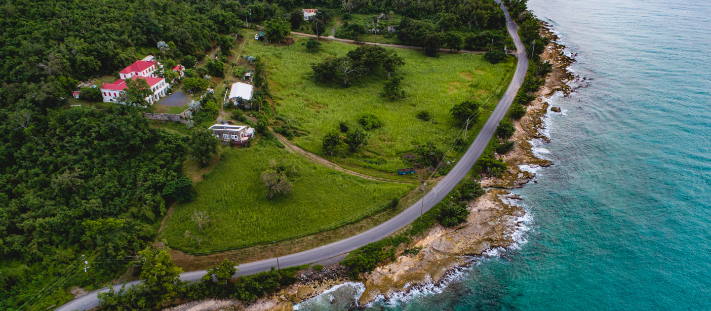 feat feather leaf inn aerial