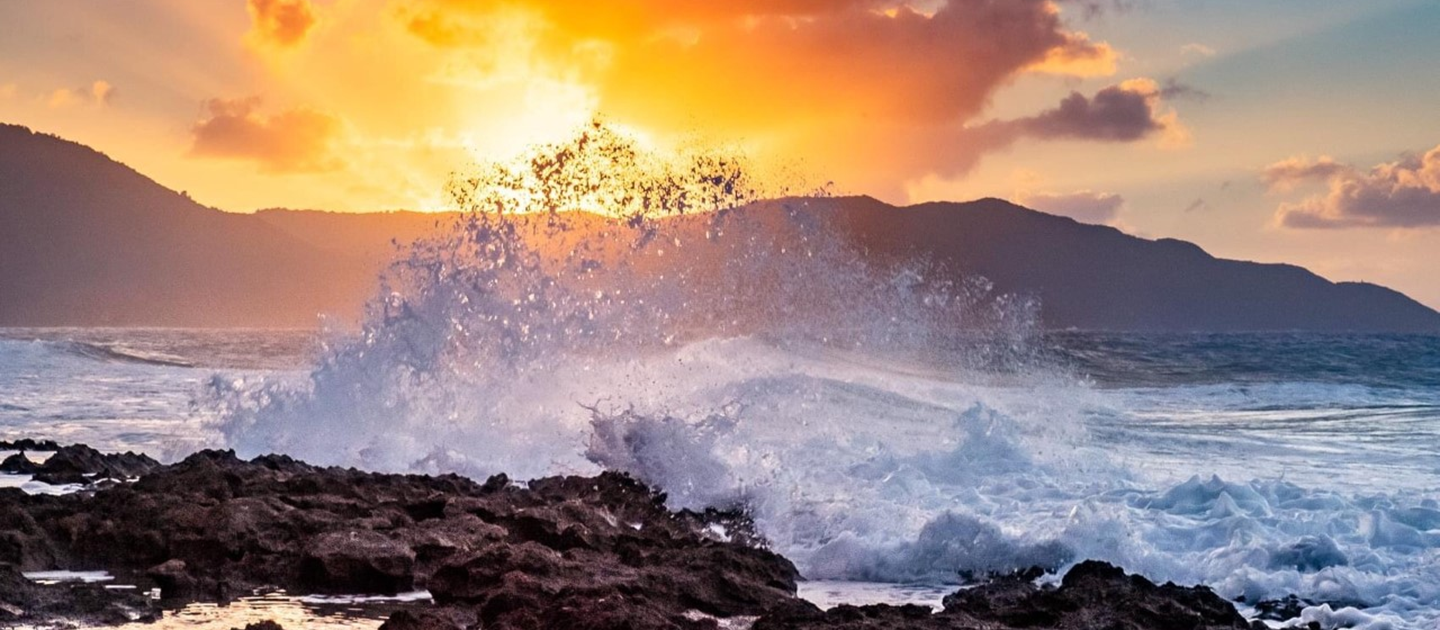 gallery casa blanca sunset waves image