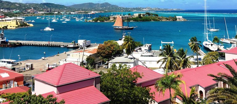 gallery st croix for rent Harbor View from Schooner Bay 768x337