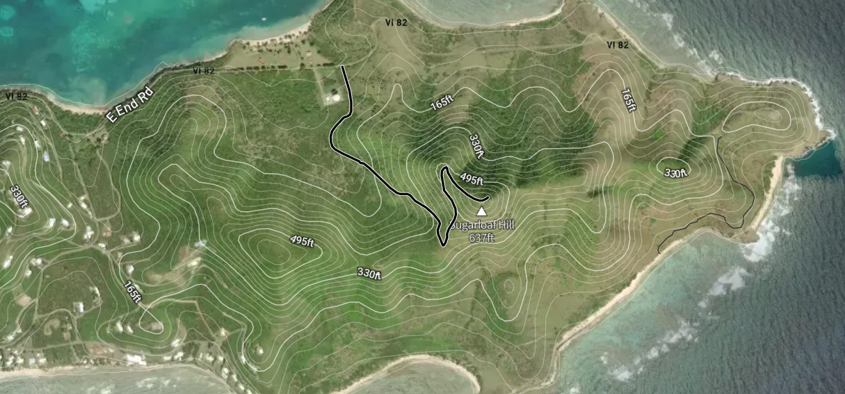 goat hill hike map