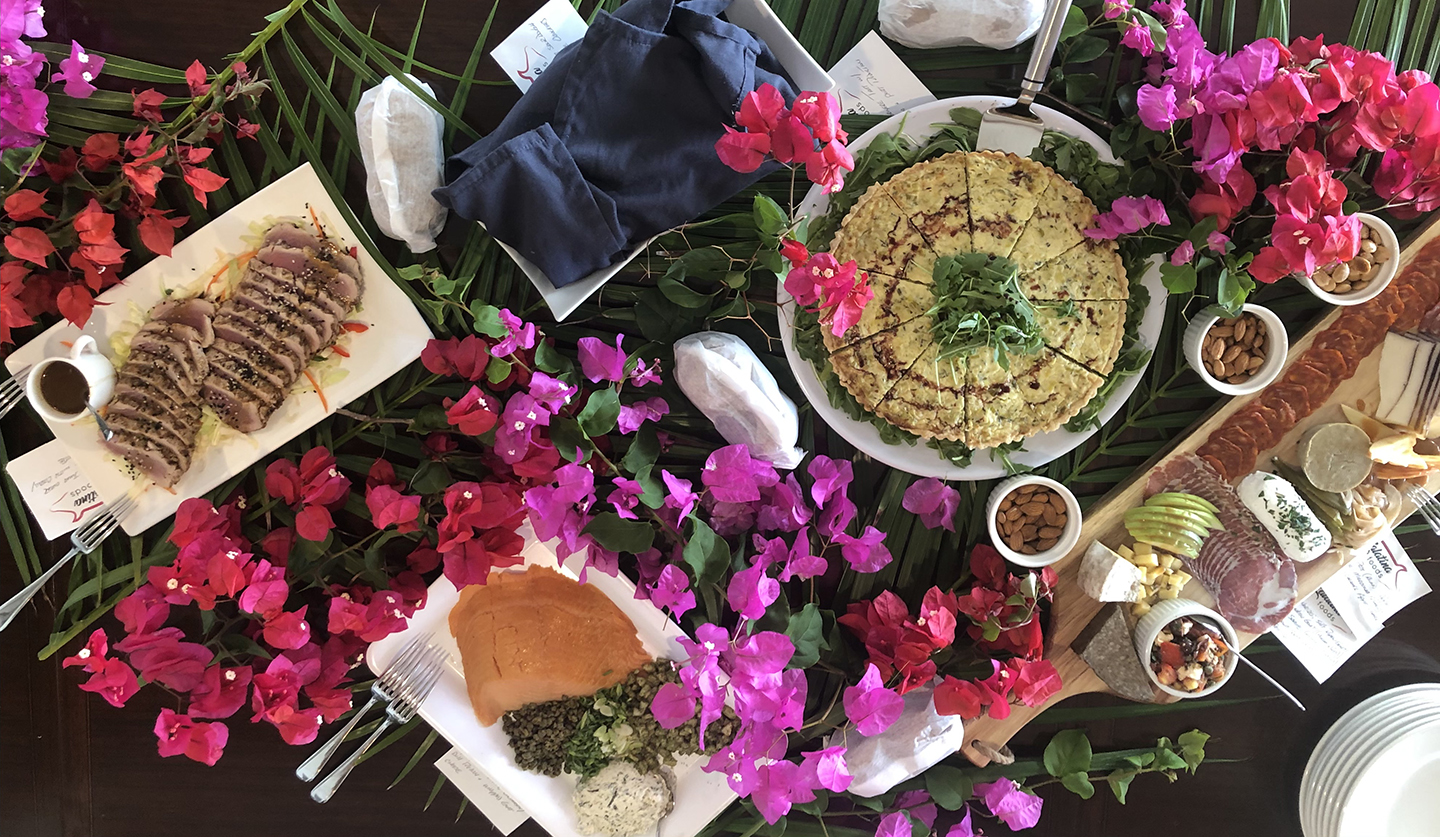 zalatina foods catering spread