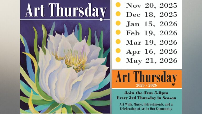 2025 art thursday dates 768x432