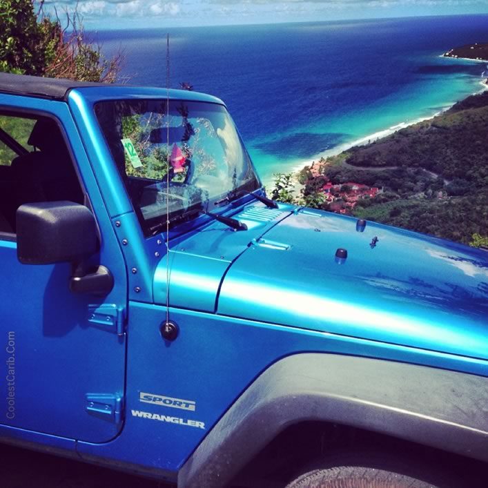 olympic rent a car soft top 03 jeep wrangler st croix usvi caribbean
