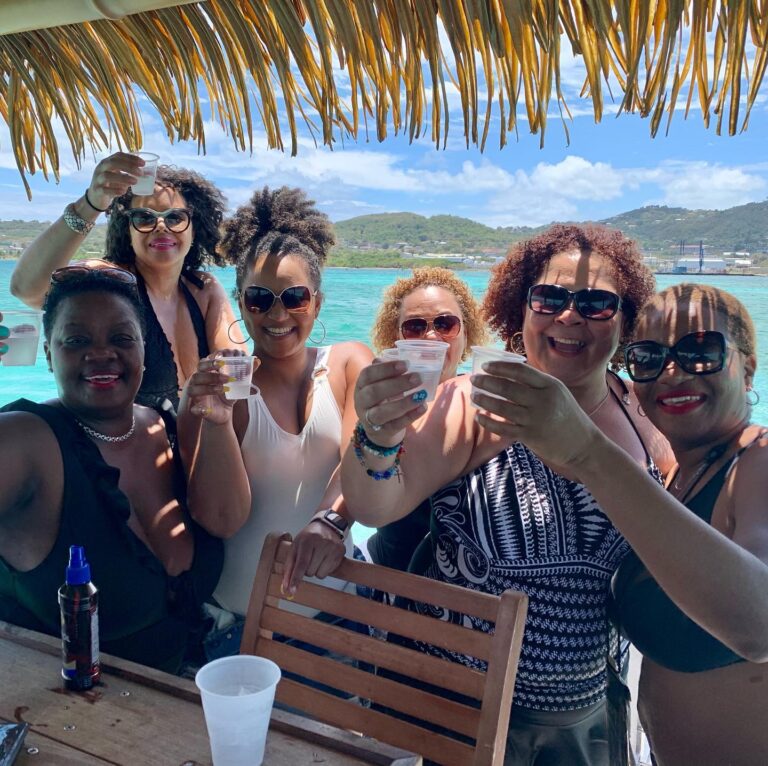 tropical tiki tours ladies toasting fb 768x766